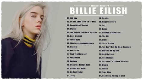 billie eilish songs list new album